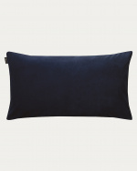 PAOLO Housse de coussin 50 x 90 cm Bleu outre mer