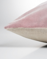 PAOLO Housse de coussin 50 x 90 cm Rose poudré