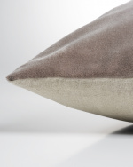 PAOLO Housse de coussin 50 x 90 cm Taupe