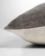 PAOLO Cushion cover 50x90 cm Dark charcoal grey