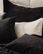 PAOLO Cushion cover 50x90 cm Black