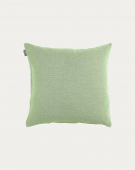 PEPPER Housse de coussin 40 x 40 cm Vert tilleul foncé