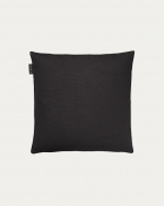 PEPPER Housse de coussin 40 x 40 cm Noir melange