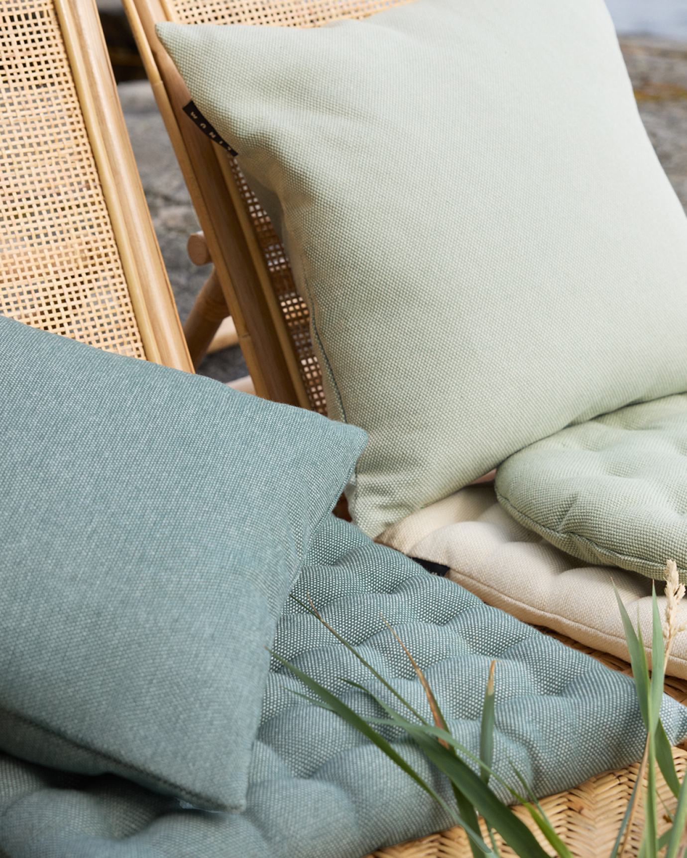 PEPPER Housse de coussin 50 x 50 cm Vert clair glacé, bild 3 