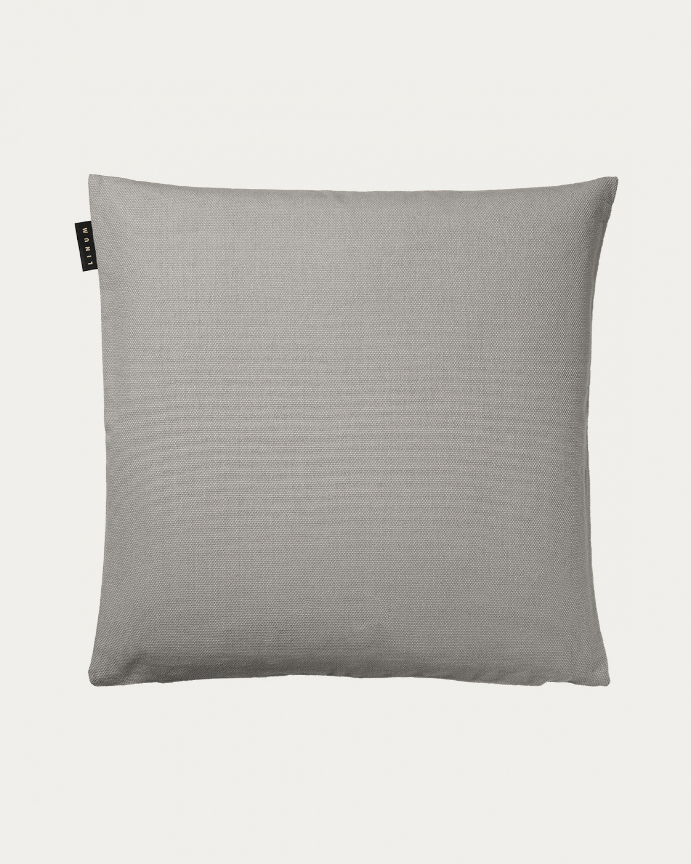 Product image light grey PEPPER cushion cover made of soft cotton from LINUM DESIGN. Easy to wash and durable for generations. Size 50x50 cm.