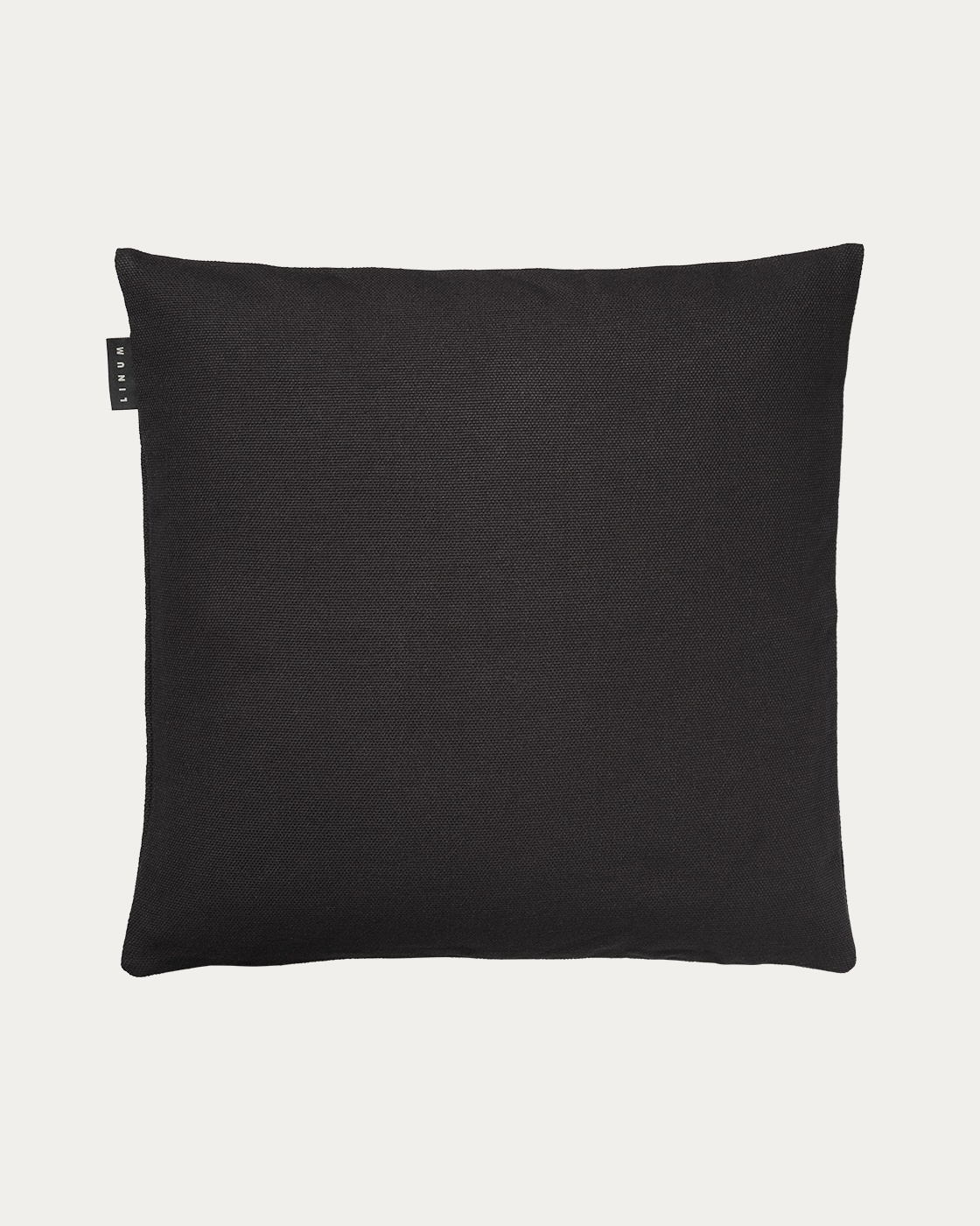 PEPPER cushion cover in black melange size 50x50 cm