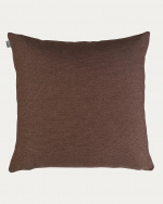 PEPPER Housse de coussin 60 x 60 cm Marron foncé