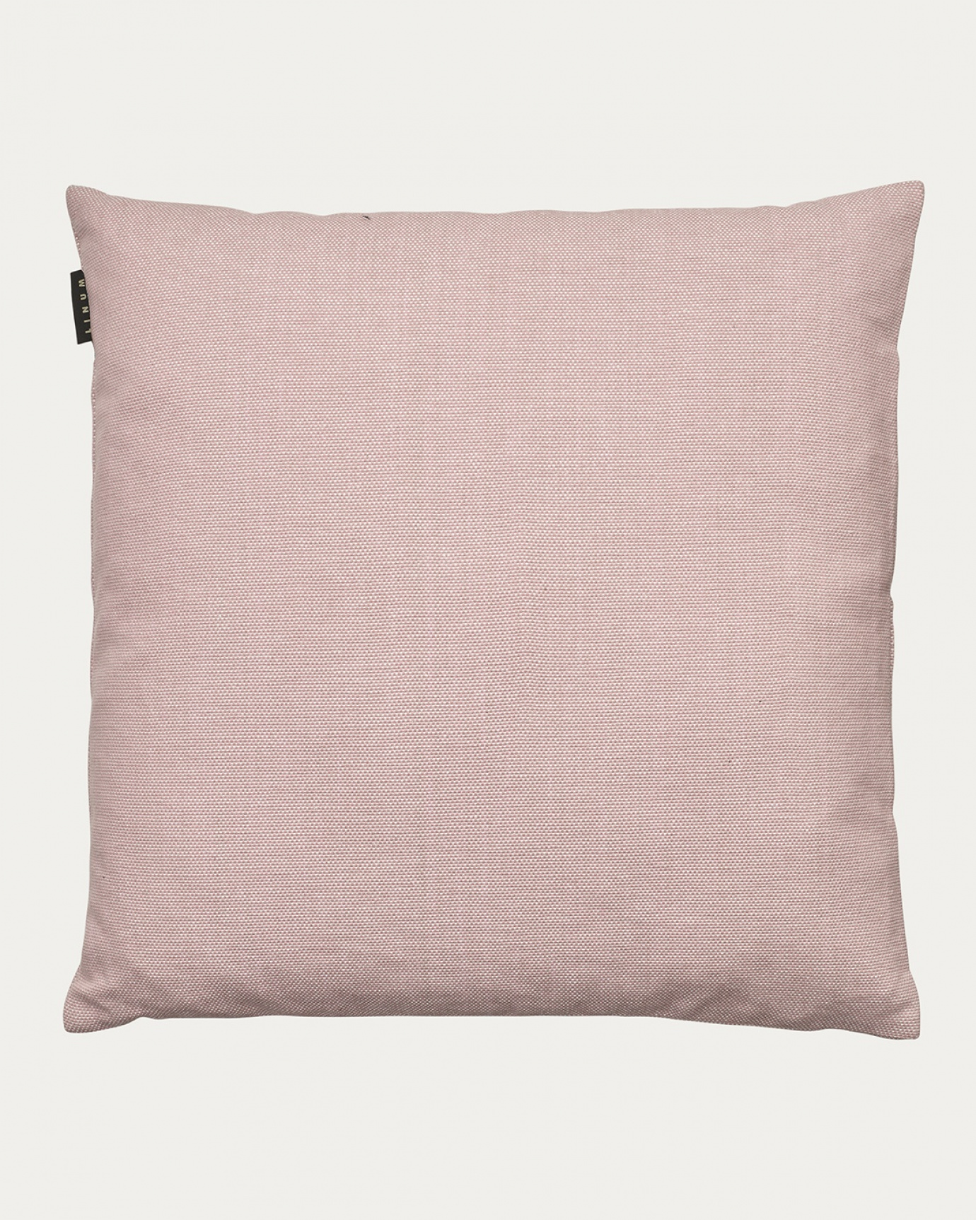 Produktbild dammig rosa PEPPER kuddfodral av mjuk bomull från LINUM DESIGN. Lätt att tvätta och hållbar genom generationer. Storlek 60x60 cm.