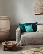 SETA Housse de coussin 40 x 40 cm Vert mousse SETA Housse de coussin 40 x 40 cm Vert mousse