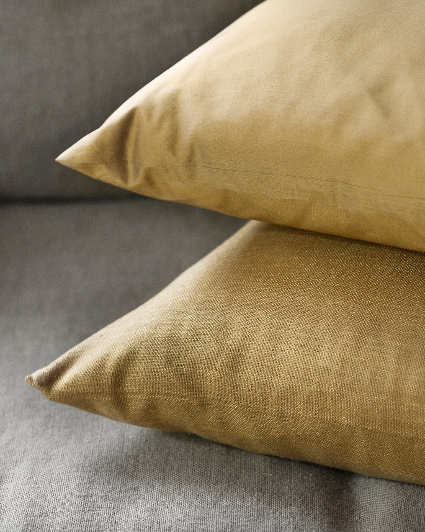 SETA Cushion cover 40x40 cm Straw yellow, bild 3 