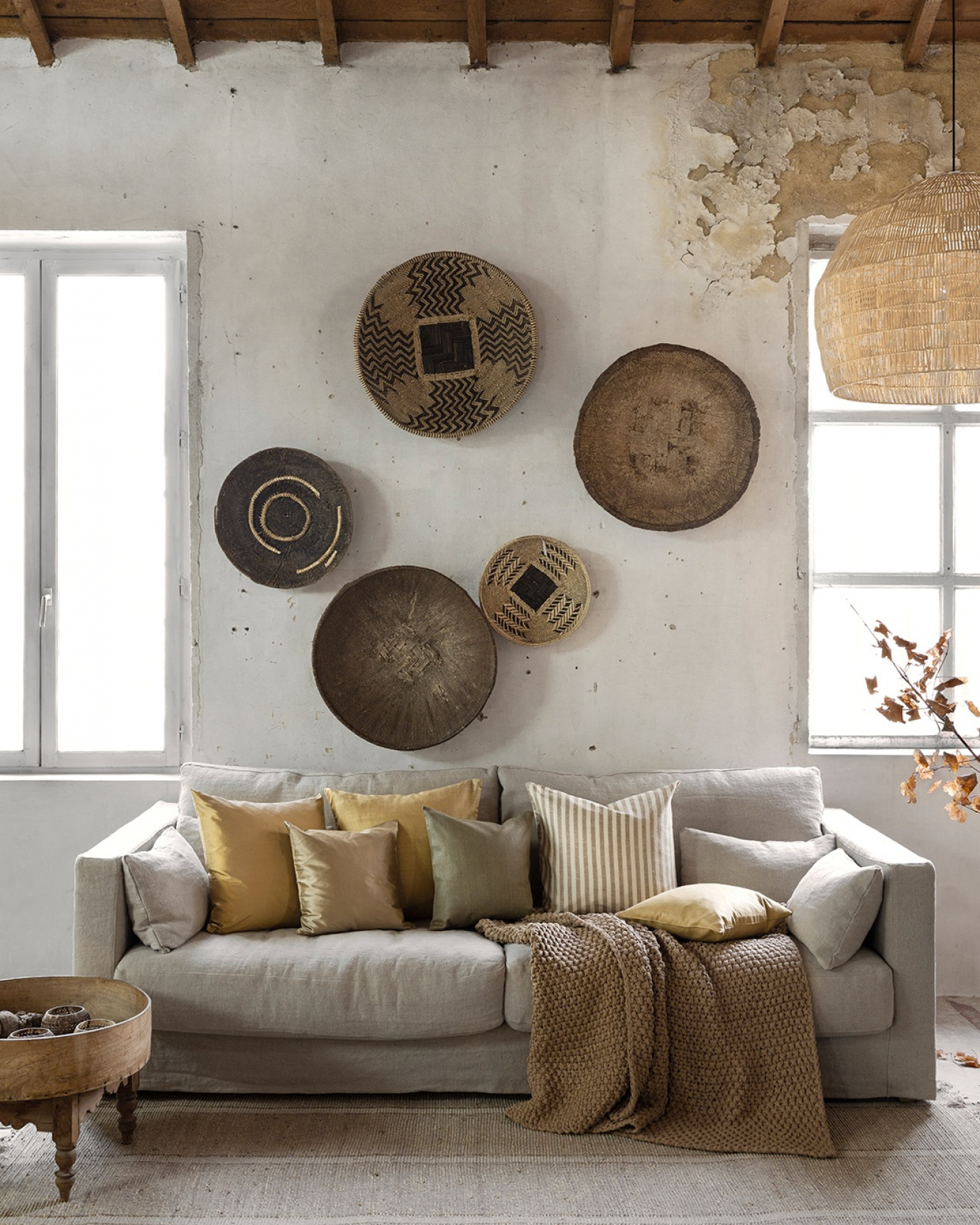 SETA Cushion cover 40x40 cm Straw yellow, bild 4 