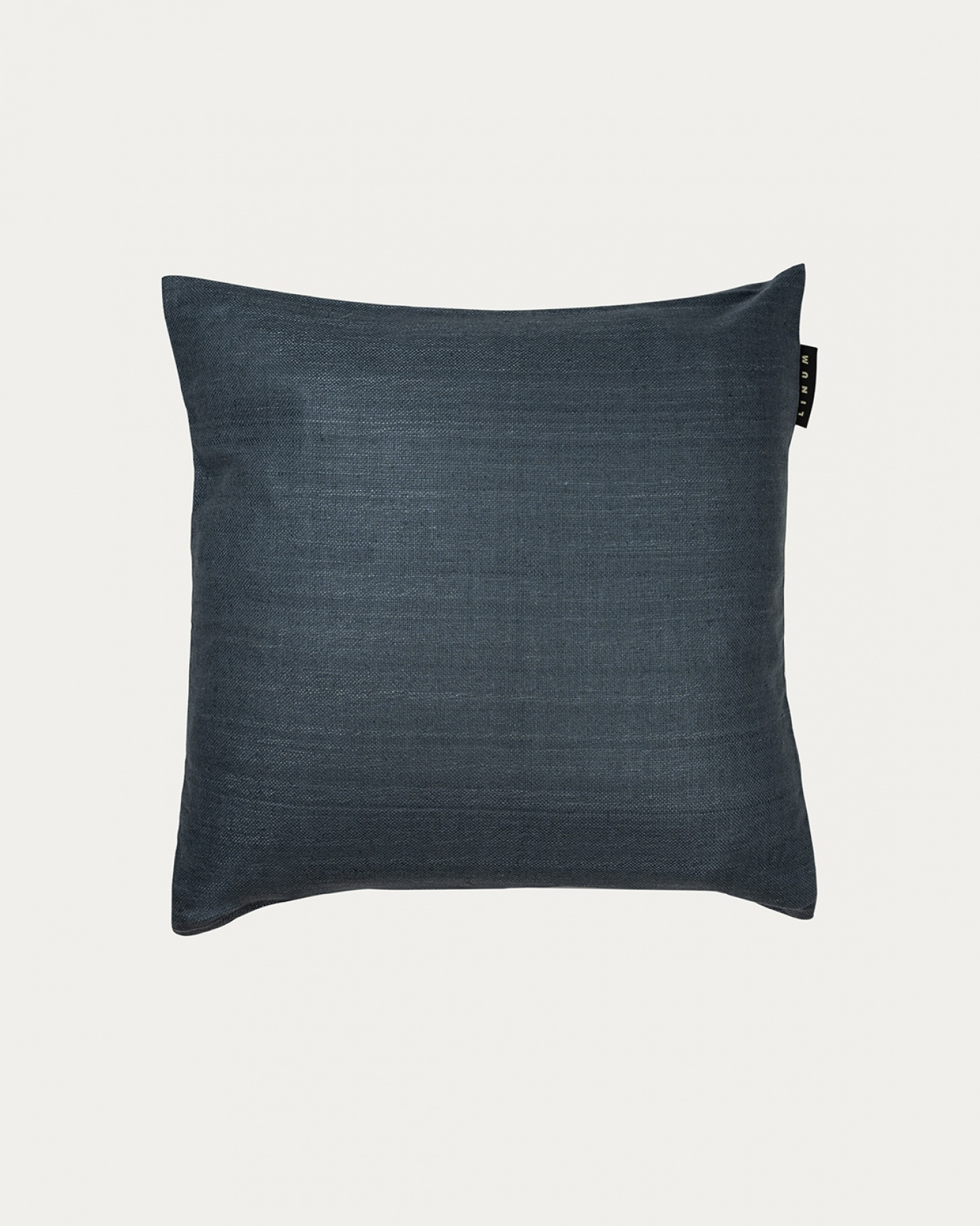 Product image granite grey SETA cushion cover made of 100% raw silk that gives a nice lustre from LINUM DESIGN. Size 40x40 cm.