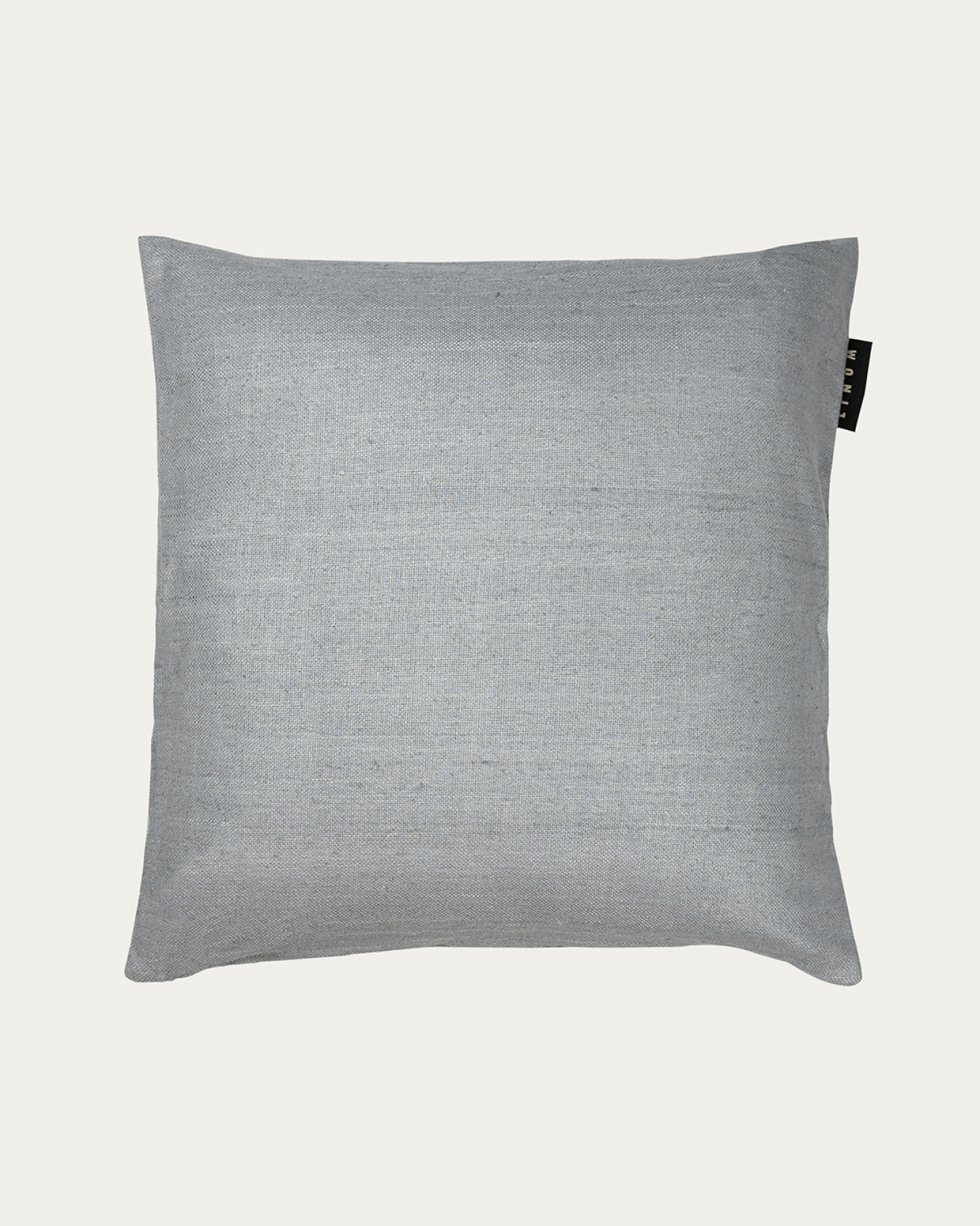 Product image light stone grey SETA cushion cover made of 100% raw silk that gives a nice lustre from LINUM DESIGN. Size 50x50 cm.