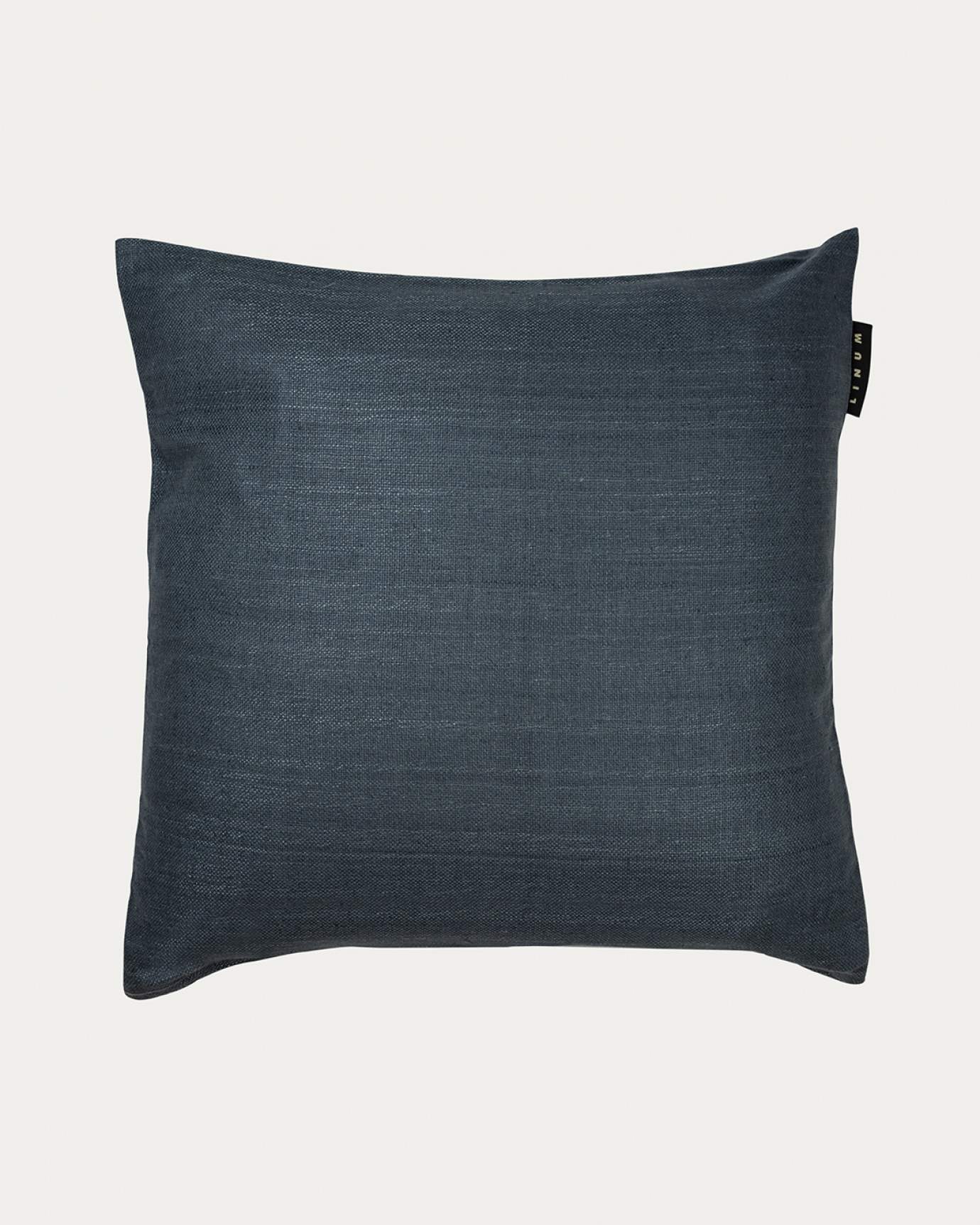 Product image granite grey SETA cushion cover made of 100% raw silk that gives a nice lustre from LINUM DESIGN. Size 50x50 cm.
