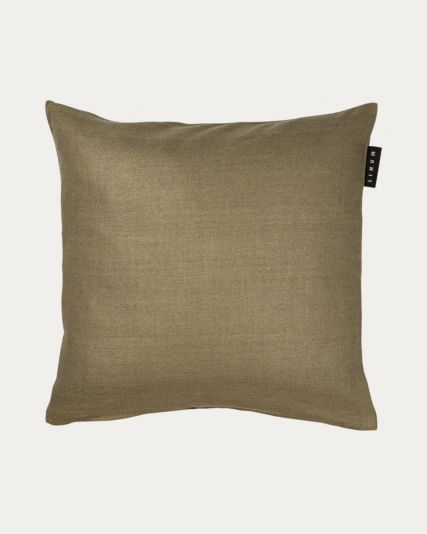 Product image light bear brown SETA cushion cover made of 100% raw silk that gives a nice lustre from LINUM DESIGN. Size 50x50 cm.