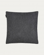 SHEPARD Housse de coussin 50 x 50 cm Noir