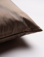 SILK Cushion cover 40x40 cm Dark mole brown