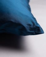 SILK Cushion cover 40x40 cm Deep sea blue