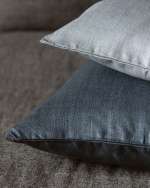 SILK Cushion cover 40x40 cm Light grey