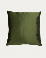SILK Cushion cover 50x50 cm Moss green