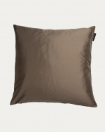 SILK Housse de coussin 50 x 50 cm Taupe foncé