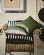 SILK Copricuscini 50x50 cm Grigio chiaro