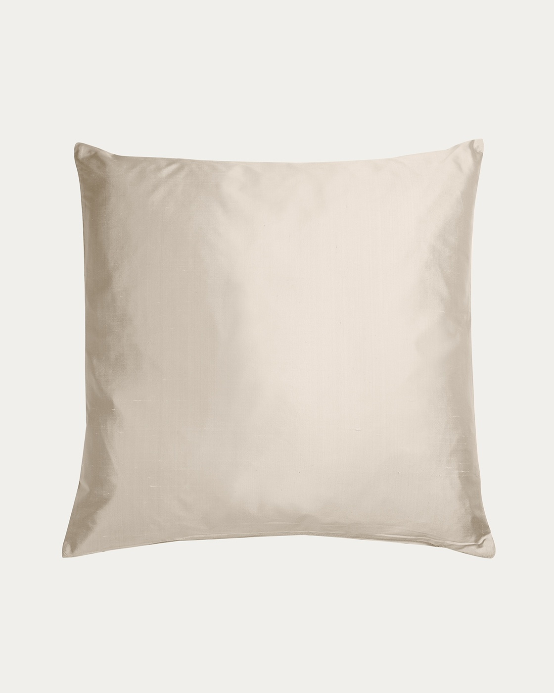 SILK cushion cover in light beige size 50x50 cm