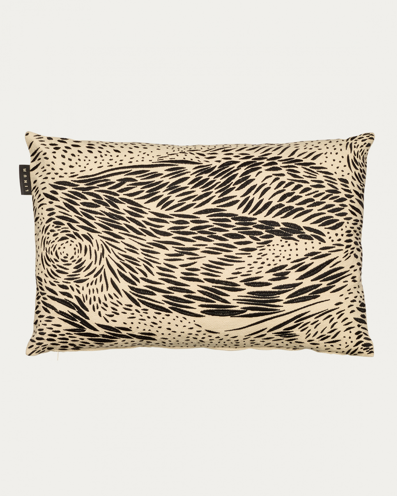 STROMBOLI Cushion cover 40x60 cm Black in the group ASSORTMENT / OUTLET at LINUM DESIGN (23STR04600H01)