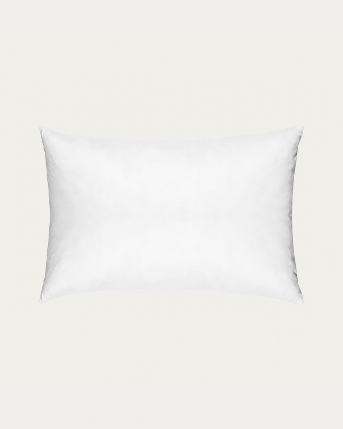 Product image white SYNTHETIC cushion insert made of cotton with polyester filling from LINUM DESIGN. Size 35x50 cm.