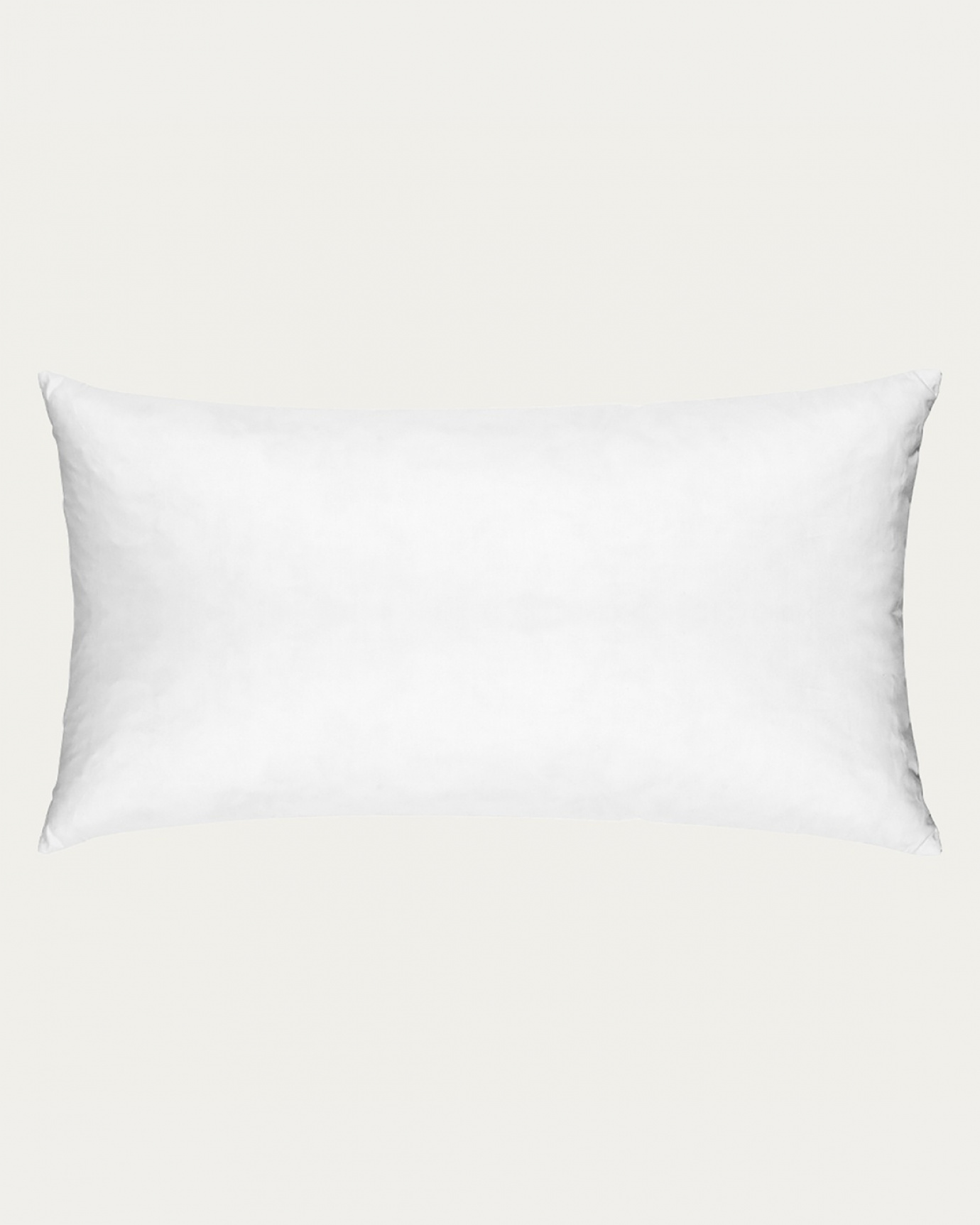 Product image white SYNTHETIC cushion insert made of cotton with polyester filling from LINUM DESIGN. Size 50x90 cm.