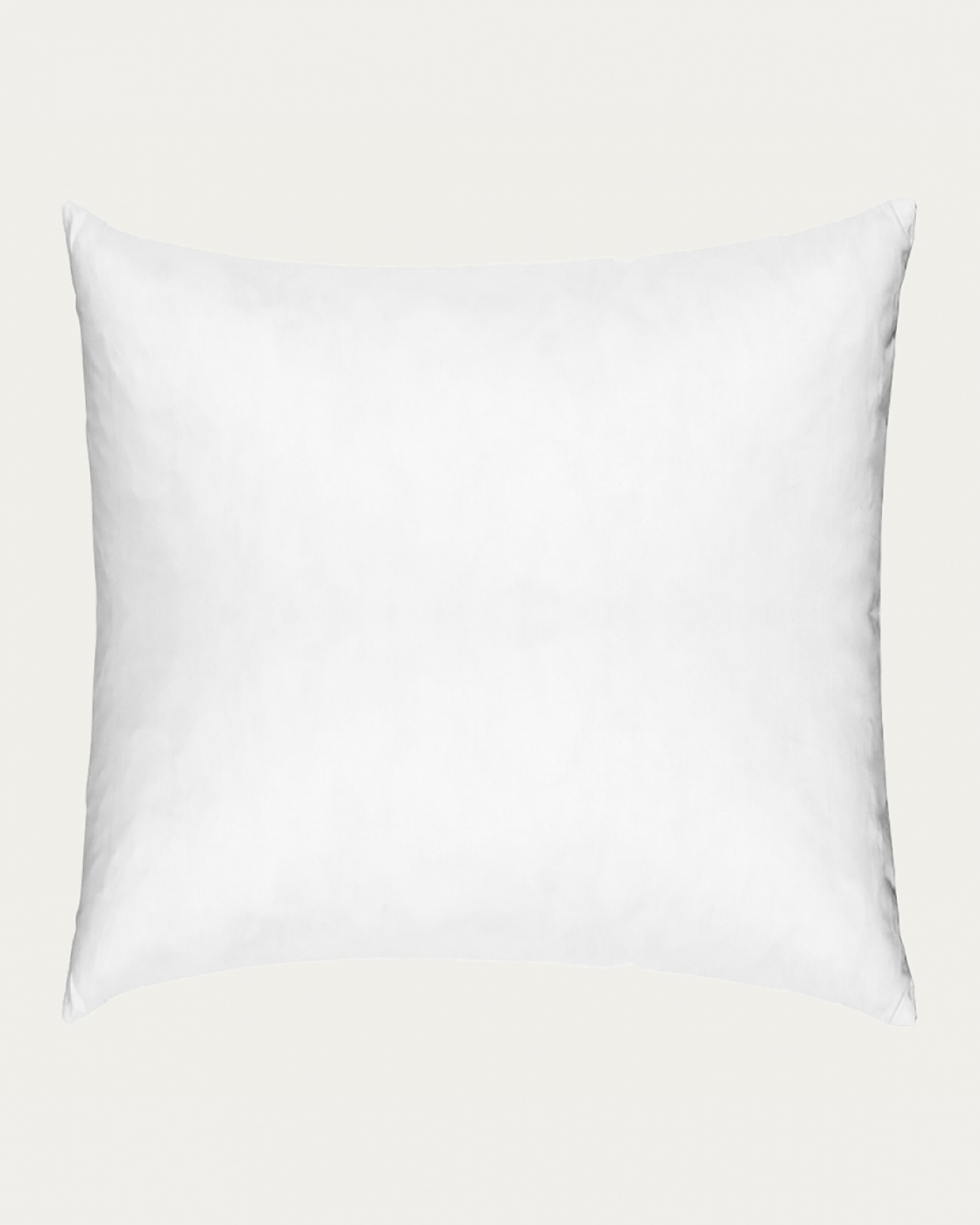 Product image white SYNTHETIC cushion insert made of cotton with polyester filling from LINUM DESIGN. Size 60x60 cm.